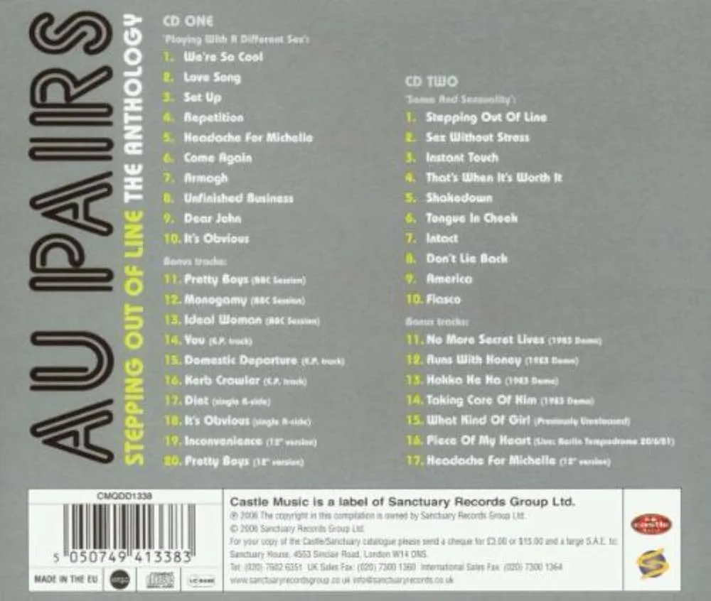 Au Pairs: Stepping Out of Line - Пост-панк 1982 года