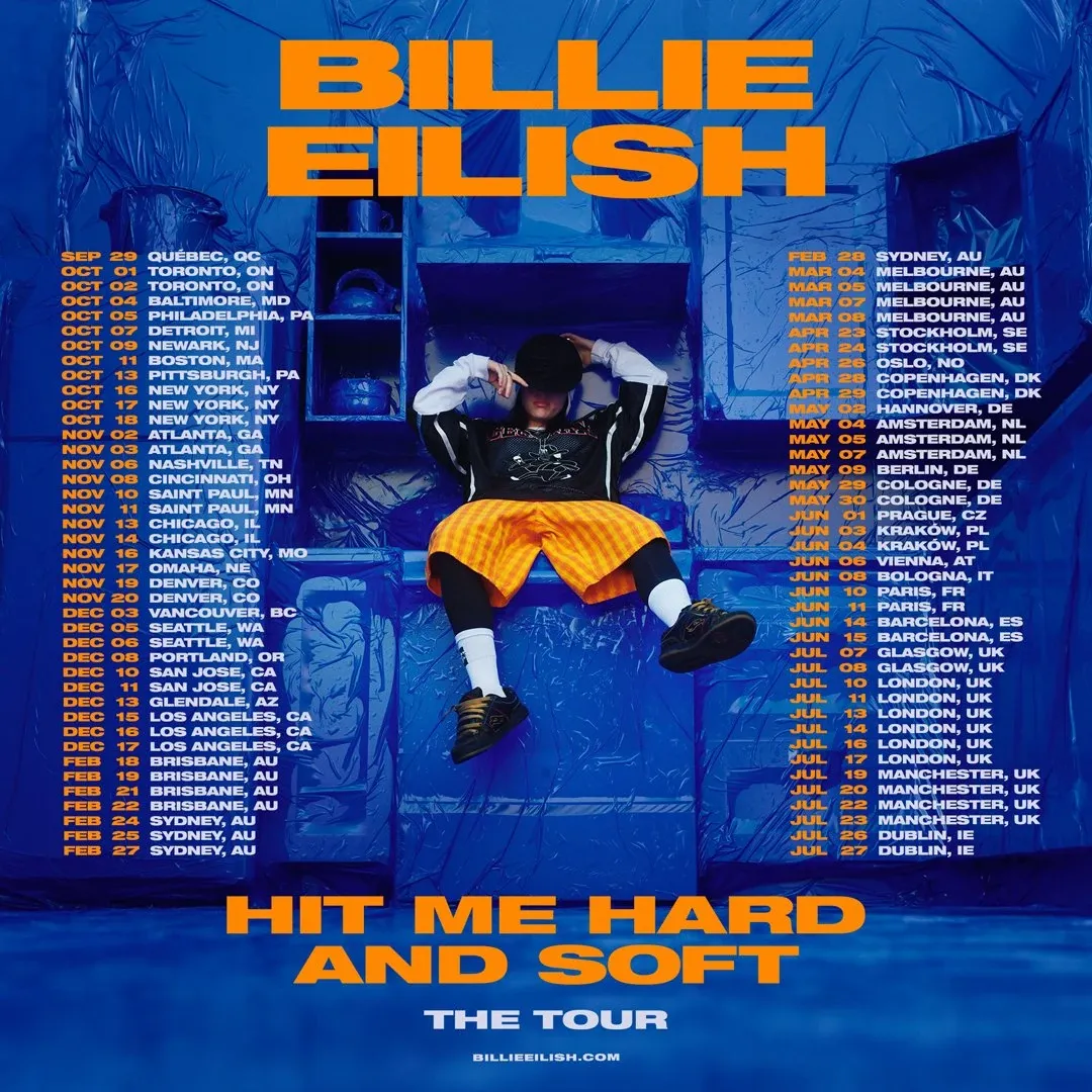 Billie Eilish объявляет новые даты тура по США в 2025 году