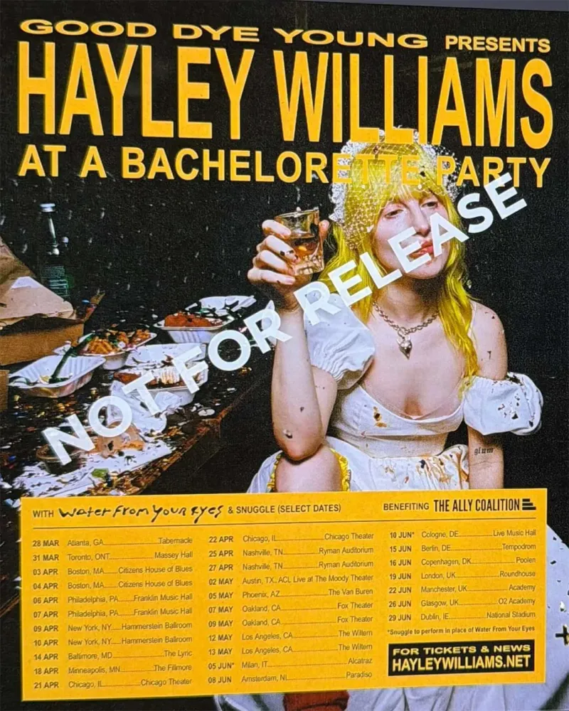 Hayley Williams анонсировала сольный тур 2026