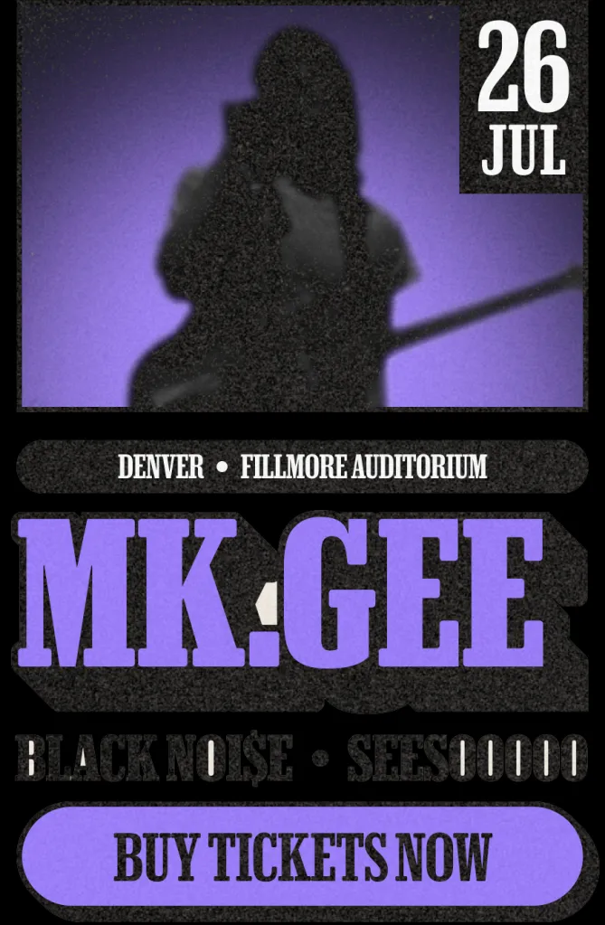 Концерт Mk.gee и Black Noi$e на фестивале Gather No Moss 2025