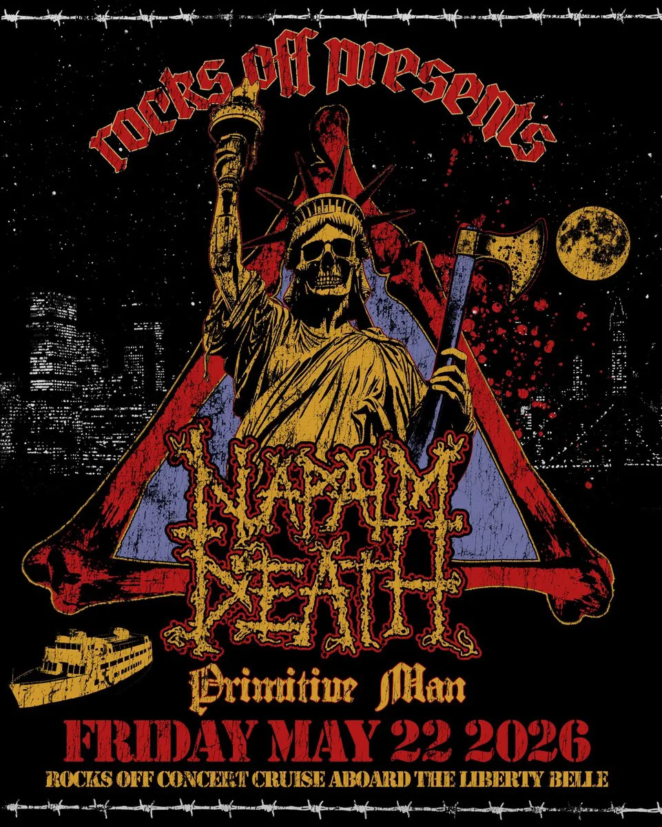 Napalm Death и Primitive Man на концерте...