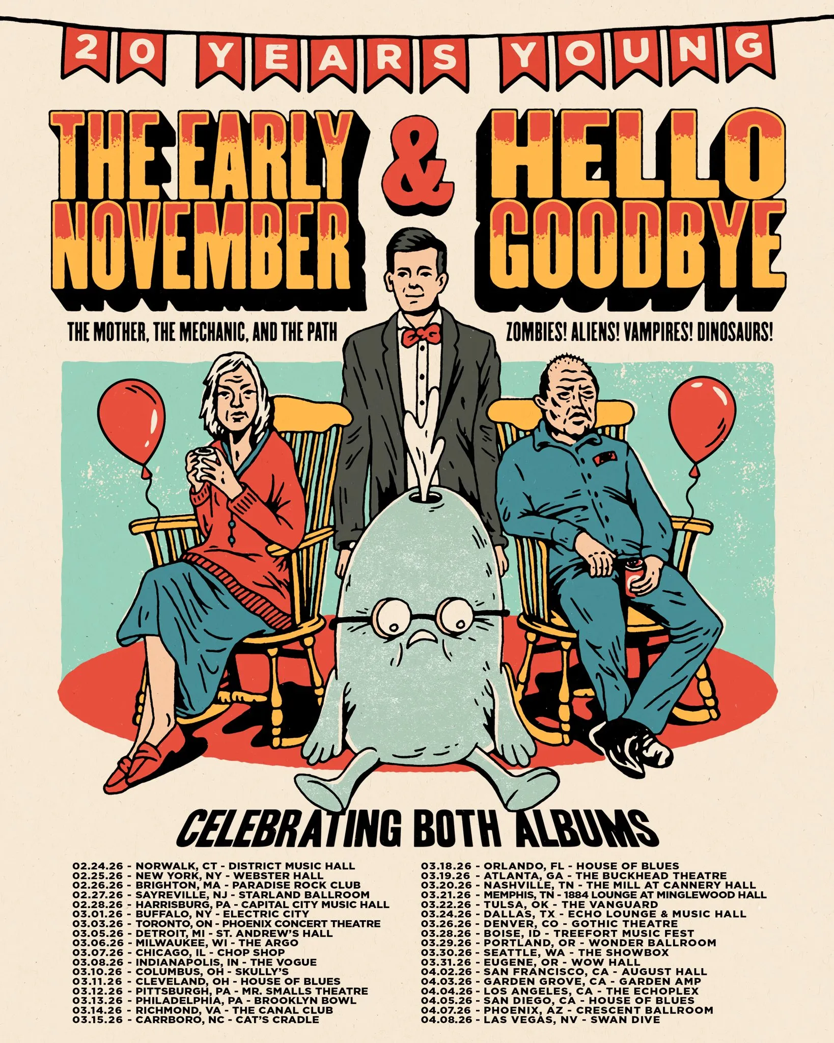 The Early November и Hellogoodbye отправятся в тур...